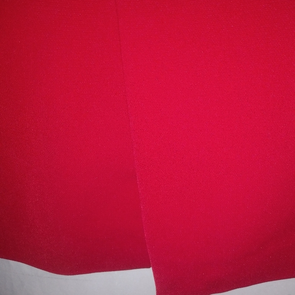 Rafael 16 Smart Red Pencil Straight Skirt Plus - Picture 5 of 6